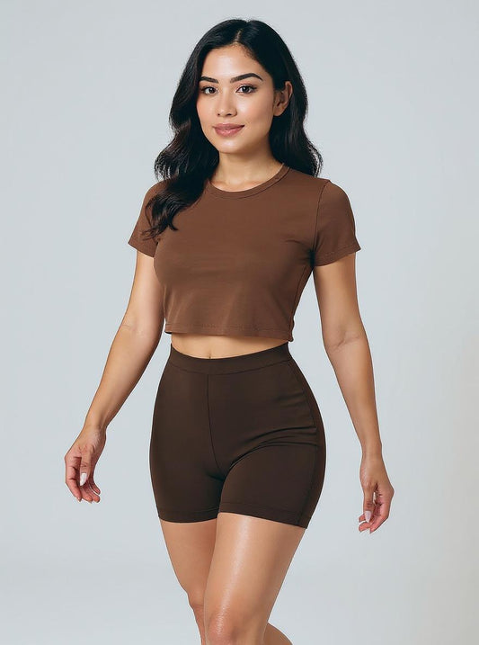 V-shape Waist Shorts